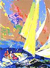 Sailing Canvas Paintings - Normandy Sailing